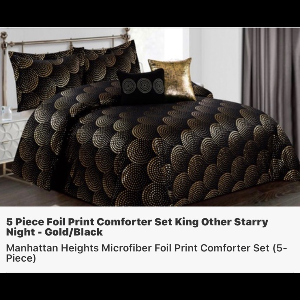 5 Piece Manhattan Heights Comforter Set